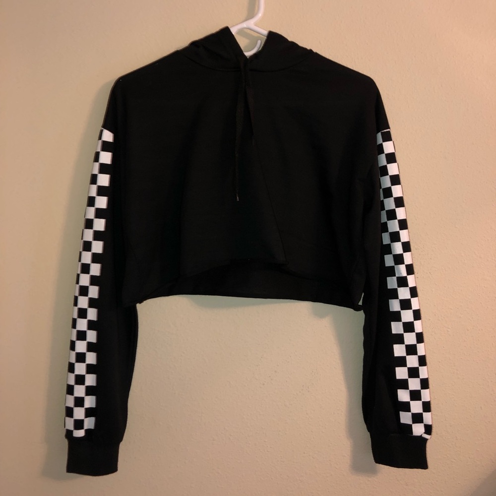 Black Crop Long sleeve